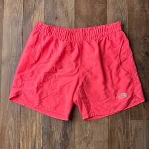 The North Face Short Girls Large Pink Lined Breathable Pockets Athletic 6084‎